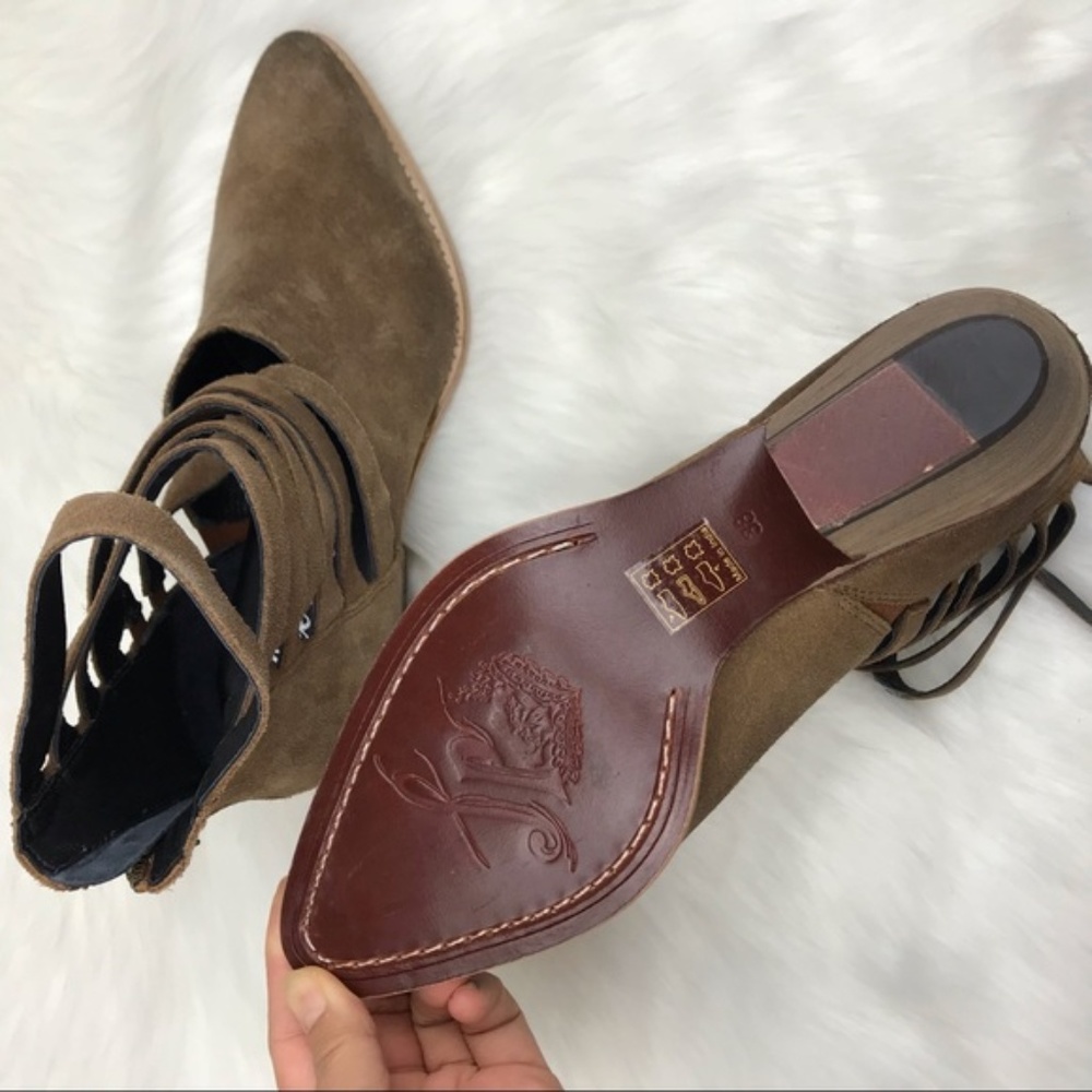 Free People Brown Ankle Boots - Picture 5 of 6
